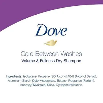 Dove Dry Shampoo Volume and Fullness 3 Count Hair Treatment for Oily Hair, Cleansing Hair Volumizer 5 oz