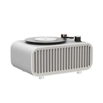 Vivilumens Speakers Bluetooth Wireless, 3 in 1 Protable Speakers with Freesia Scent, Small LED Night Light for Home Office Decor, Gifts for Mom, Girlfriend, Men-White