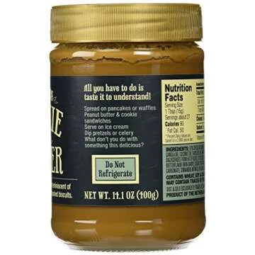 Delicious Speculoos Cookie Butter 14.1 Oz Jar For Treats