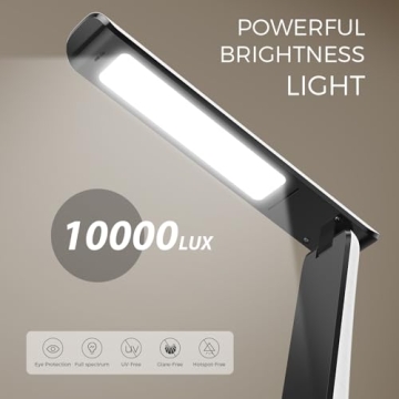 COTLIKE 10000 LUX UV-Free LED Light Therapy Lamp