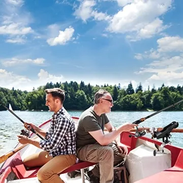 PLUSINNO Adjustable Fishing Rod Holder for Boats 2 Pack