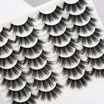 Newcally 3D Faux Mink Lashes - 14 Pairs for Every Look