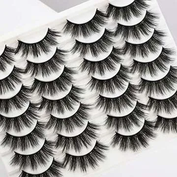 Newcally 3D Faux Mink Lashes - 14 Pairs for Every Look