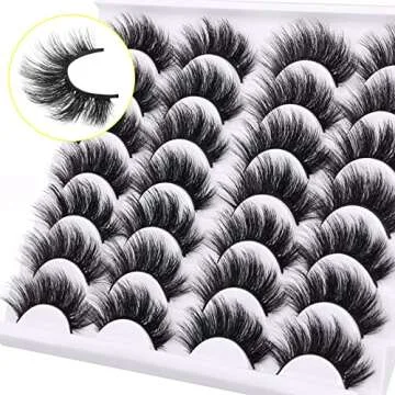Newcally 3D Faux Mink Lashes - 14 Pairs for Every Look