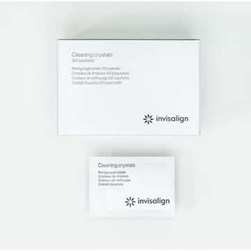 INVISALIGN Cleaning Crystals for Clear Aligners and Retainers, (50 Packets)