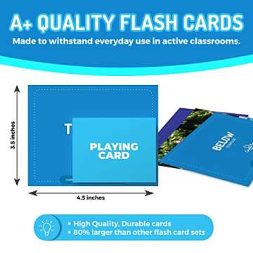 Vocabulary Builder Flash Cards Vol 2 | 300 Photo Cards with Learning Games | Speech Therapy, ESL, Autism Learning Materials Homeschool - Toddler Flash Cards | Emotions, Food, Matching, Verbs & More