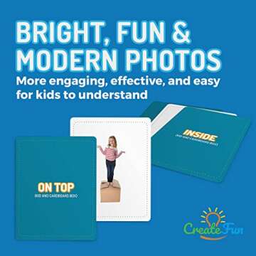 Vocabulary Builder Flash Cards Vol 2 | 300 Photo Cards with Learning Games | Speech Therapy, ESL, Autism Learning Materials Homeschool - Toddler Flash Cards | Emotions, Food, Matching, Verbs & More