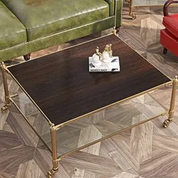 FunStick 36"x200" Thick Brown Walnut Wood Contact Paper Peel and Stick Kitchen Cabinet Wallpaper Peel and Stick Waterproof Wood Wallpaper Removable Vinyl Wood Grain Contact Paper for Countertops Shelf