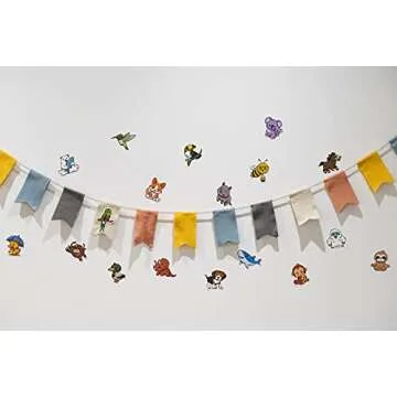 100 PCS Cute Little Animal Aesthetic Vinyl Waterproof Sticker Packs for Kids Teens Toddlers Room Decorations Adults Water Bottles Laptop Skateboard