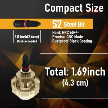 Steinwhale Mini Screwdriver Set for Tight Spaces