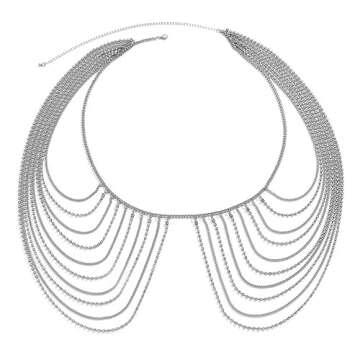 Victray Women Belly Waist Chain Crystal Body Chains Sparkly Waist Jewelry Fashion Body Jewelry Body ...