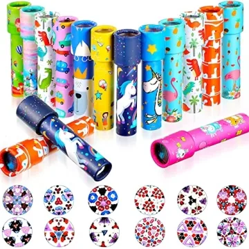 15 Pcs Vintage Kaleidoscopes - Colorful Educational Toys for Kids Party Favors