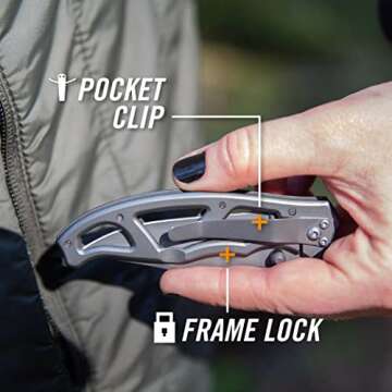 Gerber Gear Paraframe I EDC Folding Pocket Knife