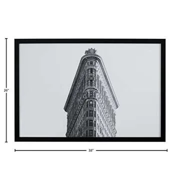 Flatiron Building Black and White Photo, 38" x 26"
