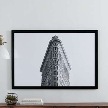 Flatiron Building Black and White Photo, 38" x 26"