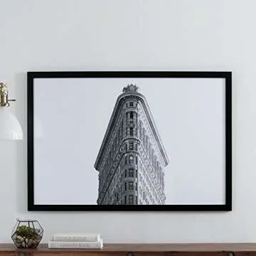 Flatiron Building Black and White Photo, 38" x 26"