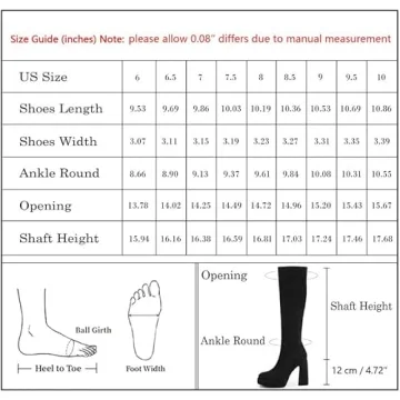 Modatope Stylish Platform Knee High Boots for Women