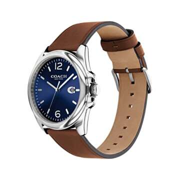 Coach Greyson Men's Versatile Watch | Functional Elegance | Stylish Timepiece for Everyday Wear | Wa...