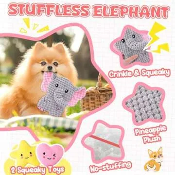 XIUGOAL 9 Pack Puppy Toys for Small Dogs