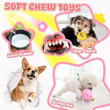 XIUGOAL 9 Pack Puppy Toys for Small Dogs