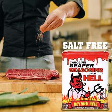 Carolina Reaper Seasoning - SALT FREE Gourmet Spice Mix