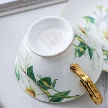 Elegant Panbado Vintage Porcelain Tea Cup Set