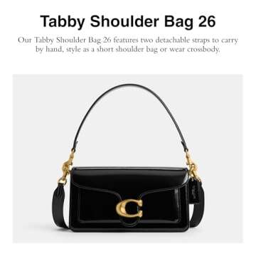 Elegant COACH Tabby Shoulder Bag 26 in Black – Timeless Design