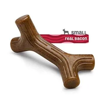 Benebone Bacon Stick Durable Dog Chew Toy Made in USA