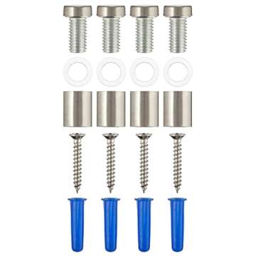 mDesign Weekly Dry Erase Board for Wall - Days of Week Acrylic White Board Daily Calendar Planner with Dry Erase Marker - Weekday Organizer for Home or Classroom Schedule- Clear/Black