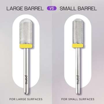 PANA Large Smooth Round Top Safety Nail Drill Bit