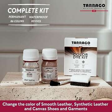 Tarrago Leather Dye Kit - Restore & Recolor with Ease