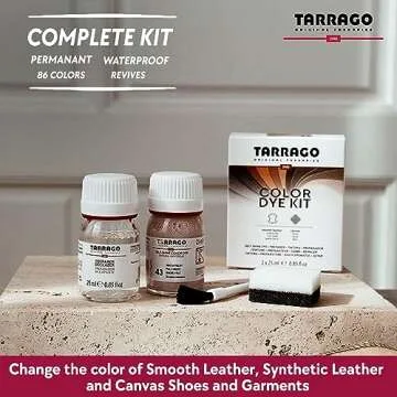 Tarrago Leather Dye Kit - Restore & Recolor with Ease