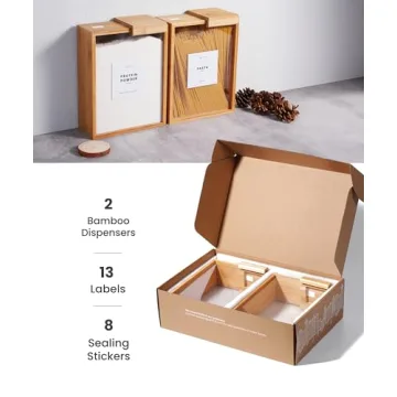 Stylish APT 1101 Food Dispenser Set for Kitchen Storage