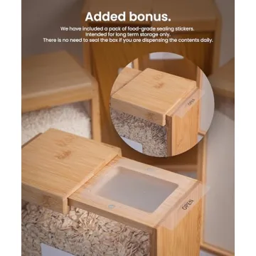 Stylish APT 1101 Food Dispenser Set for Kitchen Storage