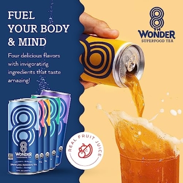 8th Wonder Sparkling Superfood Oolong Tea - Pack of 12