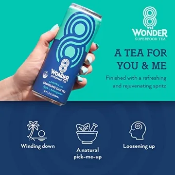 8th Wonder Sparkling Superfood Oolong Tea - Pack of 12