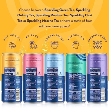 8th Wonder Sparkling Superfood Oolong Tea - Pack of 12
