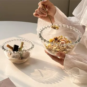 HolaJia Glass Bowls Set of 3 - Elegant Dining Essentials