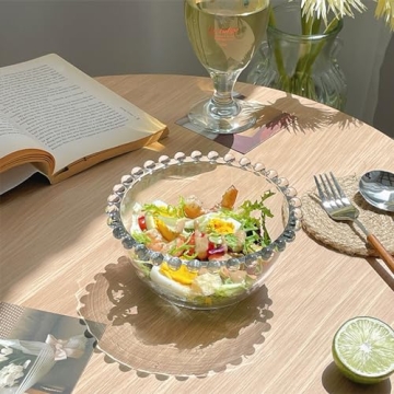 HolaJia Glass Bowls Set of 3 - Elegant Dining Essentials