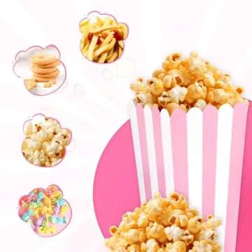 Gosknor Pink Popcorn Boxes 24 Pcs for Parties