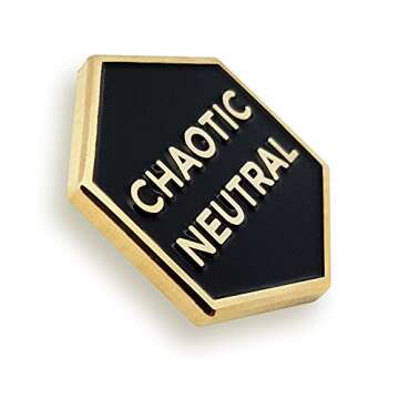 Pinsanity Chaotic Neutral Enamel Lapel Pin