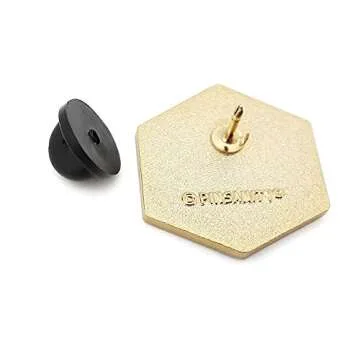Pinsanity Chaotic Neutral Enamel Lapel Pin - Unique Gift for Gamers