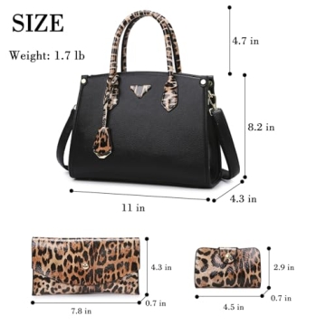 Eslcorri Women Handbags Set - Stylish Tote & Wallet Trio