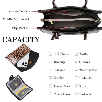 Eslcorri Women Handbags Set - Stylish Tote & Wallet Trio