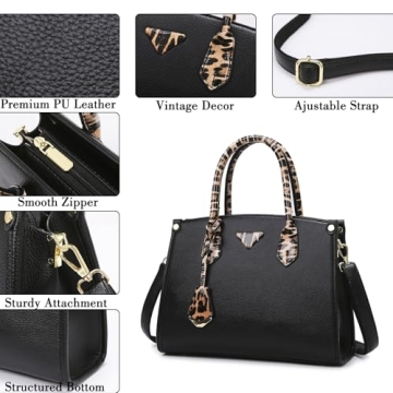 Eslcorri Women Handbags Set - Stylish Tote & Wallet Trio