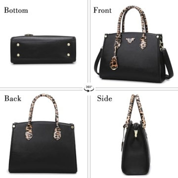 Eslcorri Women Handbags Set - Stylish Tote & Wallet Trio