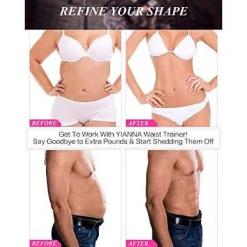 YIANNA Women Waist Trainer Belt for Effective Weight Loss