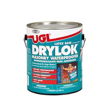 UGL Drylok Gray Basement & Masonry Waterproofer - Waterproof and Tintable Solution for All Surfaces