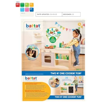 Battat Deluxe Kitchen Play Set for Creative Toddler Fun
