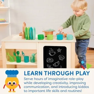 Battat Deluxe Kitchen Play Set for Creative Toddler Fun